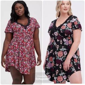 (2) 2X Torrid Nightgowns